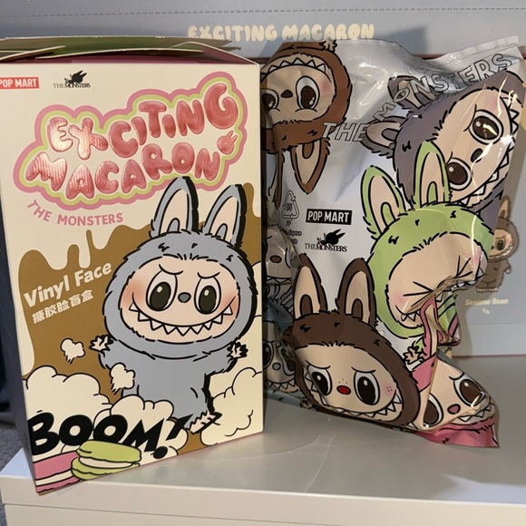 POP MART LABUBU MACARON ‘SOYMILK’ - Picture 8 of 9